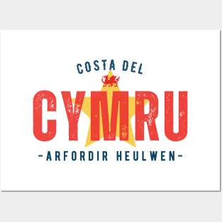 Costa Del Cymru, Welsh summer Posters and Art